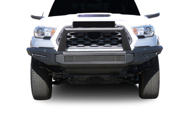 2016-2023 Toyota Tacoma Armour Ii Heavy Duty Modular Front Bumper Modular Full Set (Bumper, Bull Nose, & Skid Plate) | Black Horse Off Road - Image 2