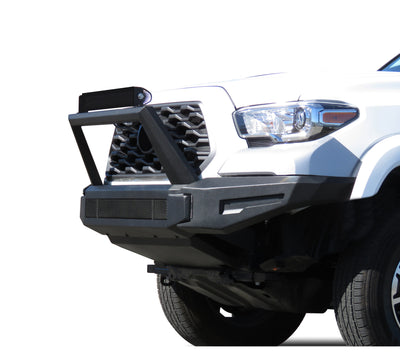 2016-2023 Toyota Tacoma Armour Ii Heavy Duty Modular Front Bumper Modular Full Set (Bumper, Bull Nose, & Skid Plate) | Black Horse Off Road - Image 4