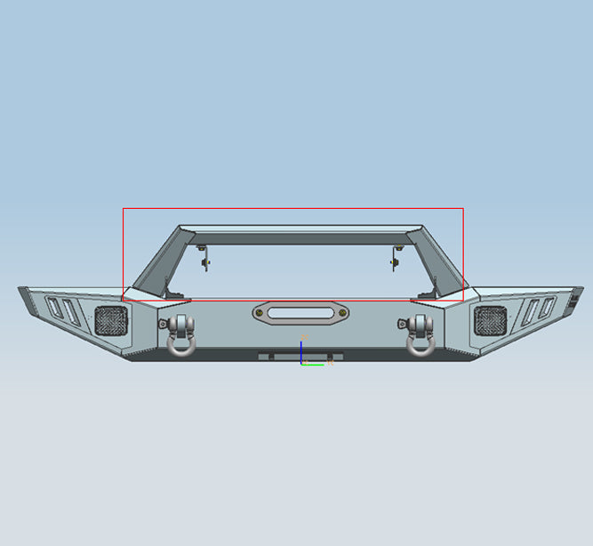 2018-2026 Jeep Gladiator Armour Heavy Duty Front Bumper Armour I Front Bumper | Black Horse Off Road - Image 10