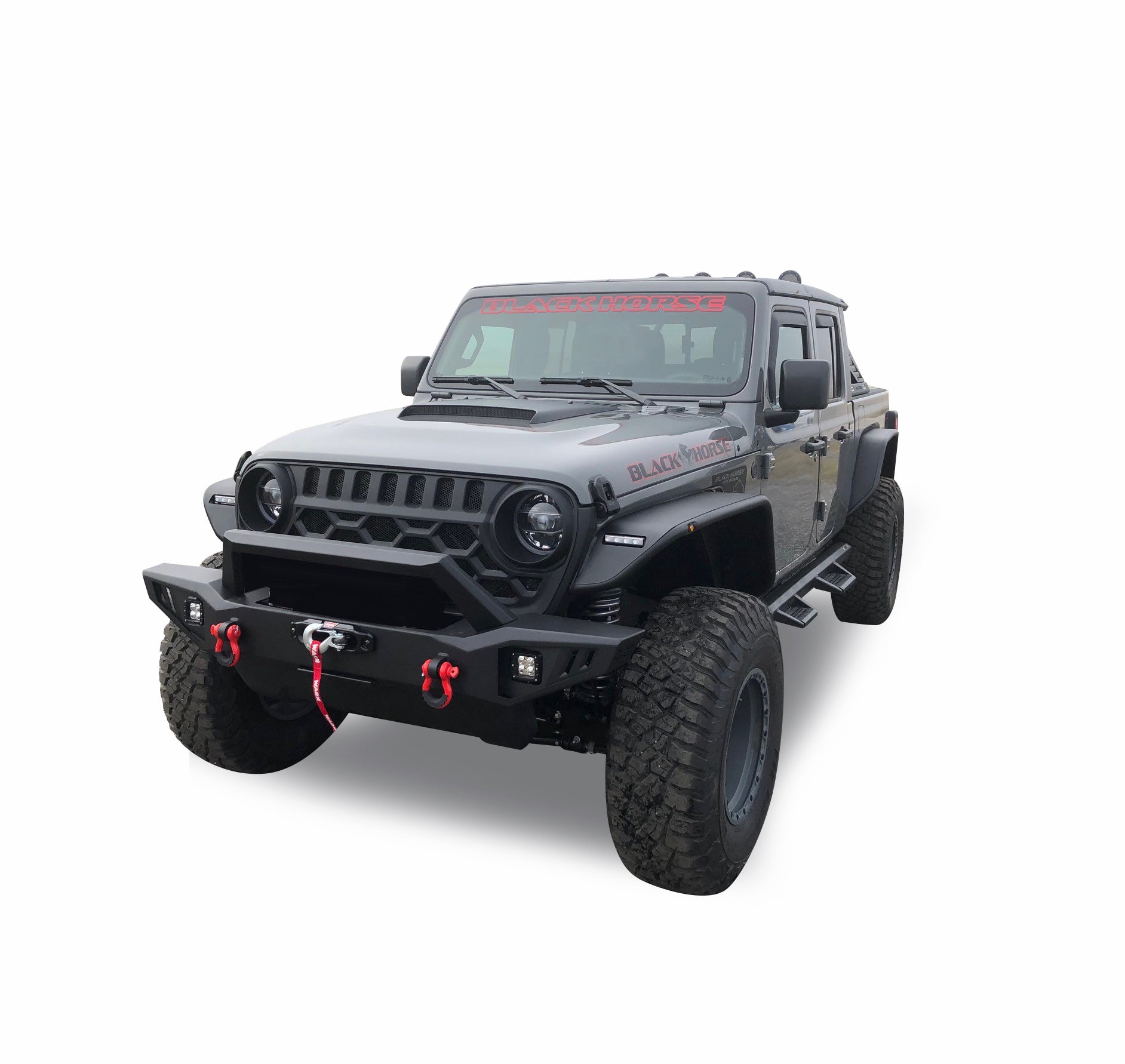 2018-2026 Jeep Gladiator Armour Heavy Duty Front Bumper Armour I Front Bumper | Black Horse Off Road - Image 2