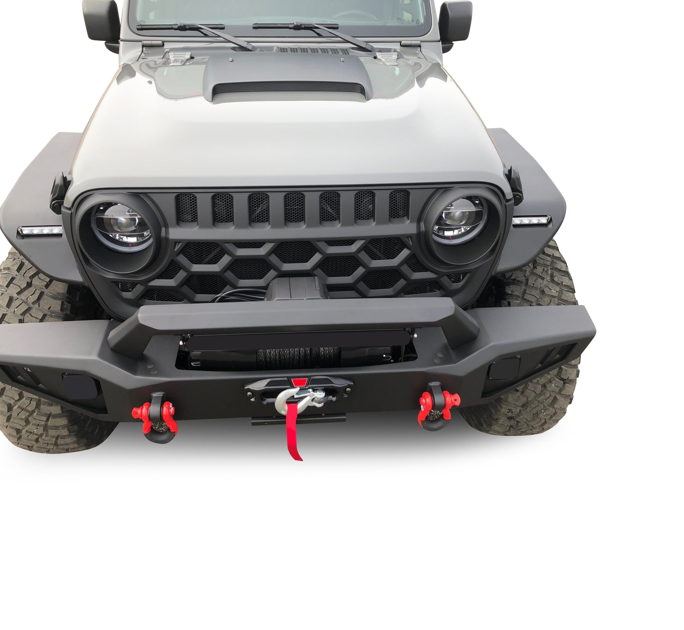 2018-2026 Jeep Gladiator Armour Heavy Duty Front Bumper Armour I Front Bumper | Black Horse Off Road - Image 4