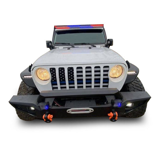 2018-2026 Jeep Gladiator Armour Heavy Duty Front Bumper Armour I Front Bumper | Black Horse Off Road - Image 5