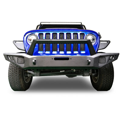 2018-2026 Jeep Gladiator Armour Heavy Duty Front Bumper Armour I Front Bumper | Black Horse Off Road - Image 8