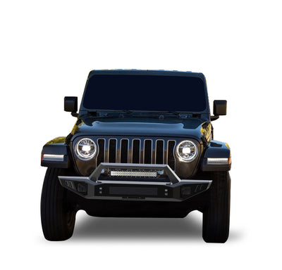 2018-2026 Jeep Gladiator Armour Heavy Duty Front Bumper Armour I Front Bumper | Black Horse Off Road - Image 2