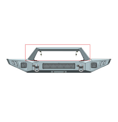 2018-2026 Jeep Gladiator Armour Heavy Duty Front Bumper Armour I Front Bumper | Black Horse Off Road - Image 4