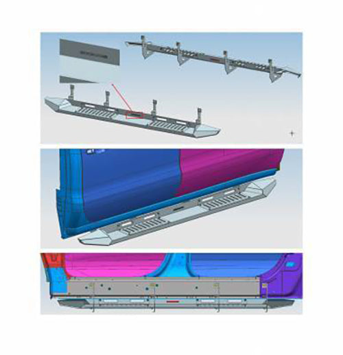 2019-2026 Sierra 1500 Armour Heavy Duty Steel Running Boards | Black Horse Off Road - Image 10