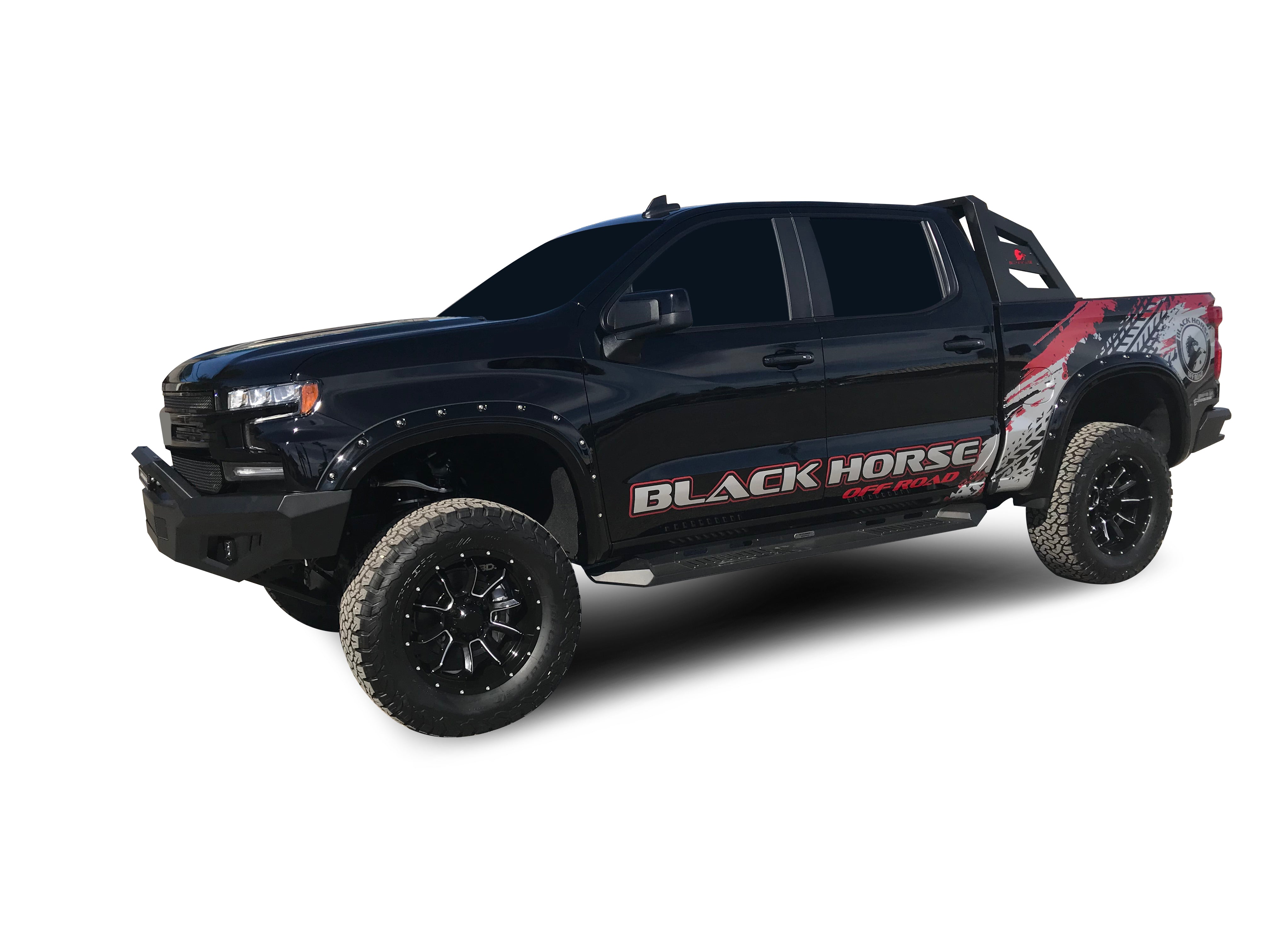 2019-2026 Sierra 1500 Armour Heavy Duty Steel Running Boards | Black Horse Off Road - Image 3