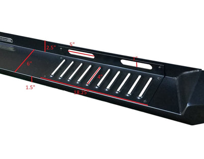 2007-2021 Toyota Tundra Armour Heavy Duty Steel Running Boards | Black Horse Off Road - Image 8