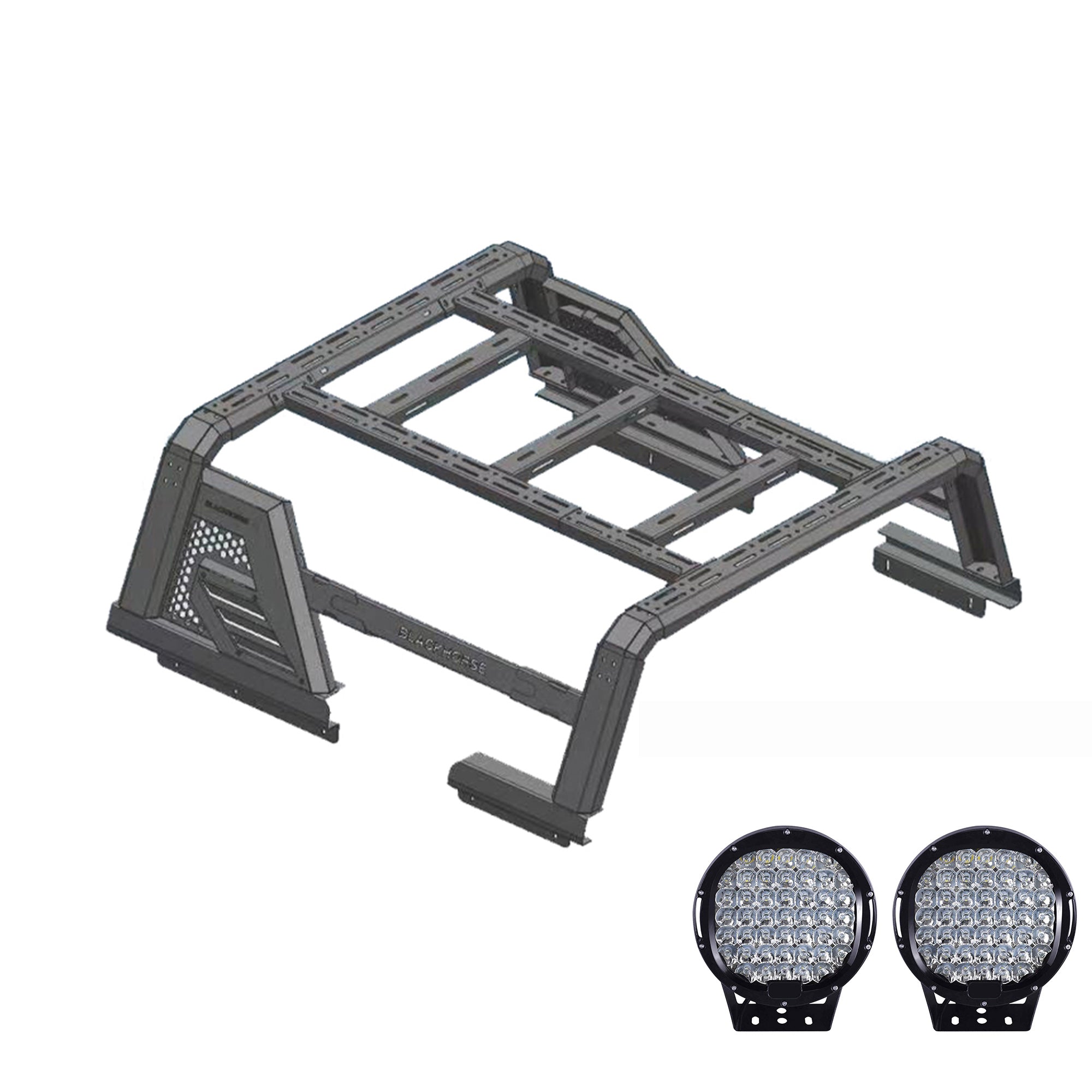 Armour Ii Roll Bar W/ Armour Ii Overland Kit | Black Horse Off Road - Image 1