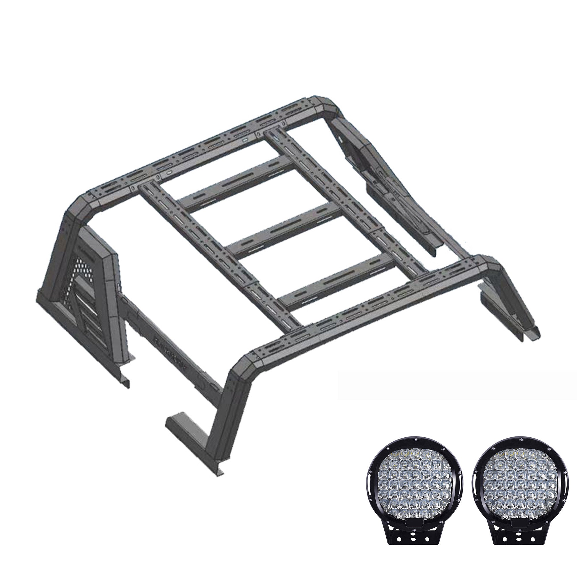 Armour Ii Roll Bar W/ Armour Ii Overland Kit | Black Horse Off Road - Image 2