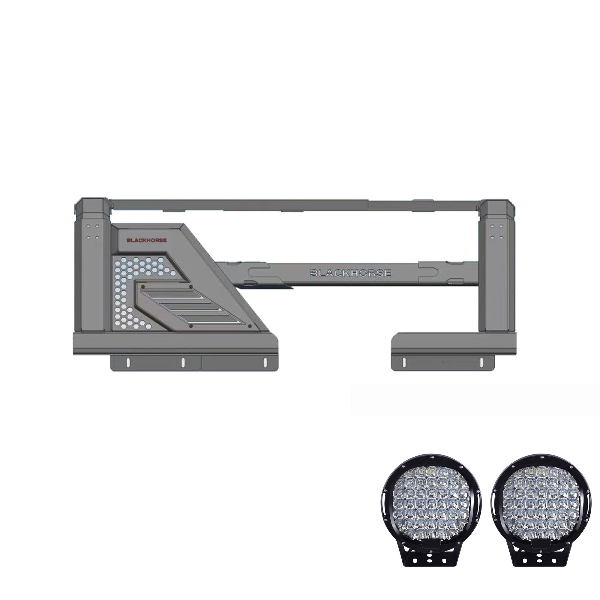 Armour Ii Roll Bar W/ Armour Ii Overland Kit | Black Horse Off Road - Image 3