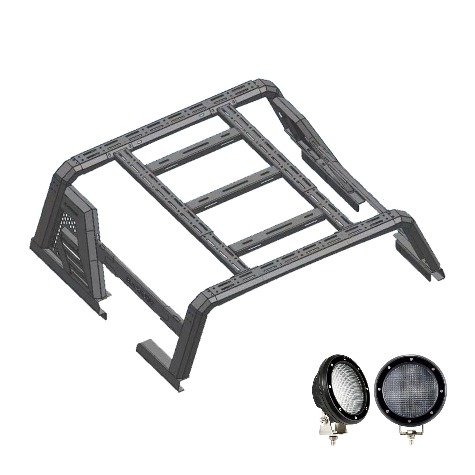 Armour Ii Roll Bar W/ Armour Ii Overland Kit | Black Horse Off Road - Image 2