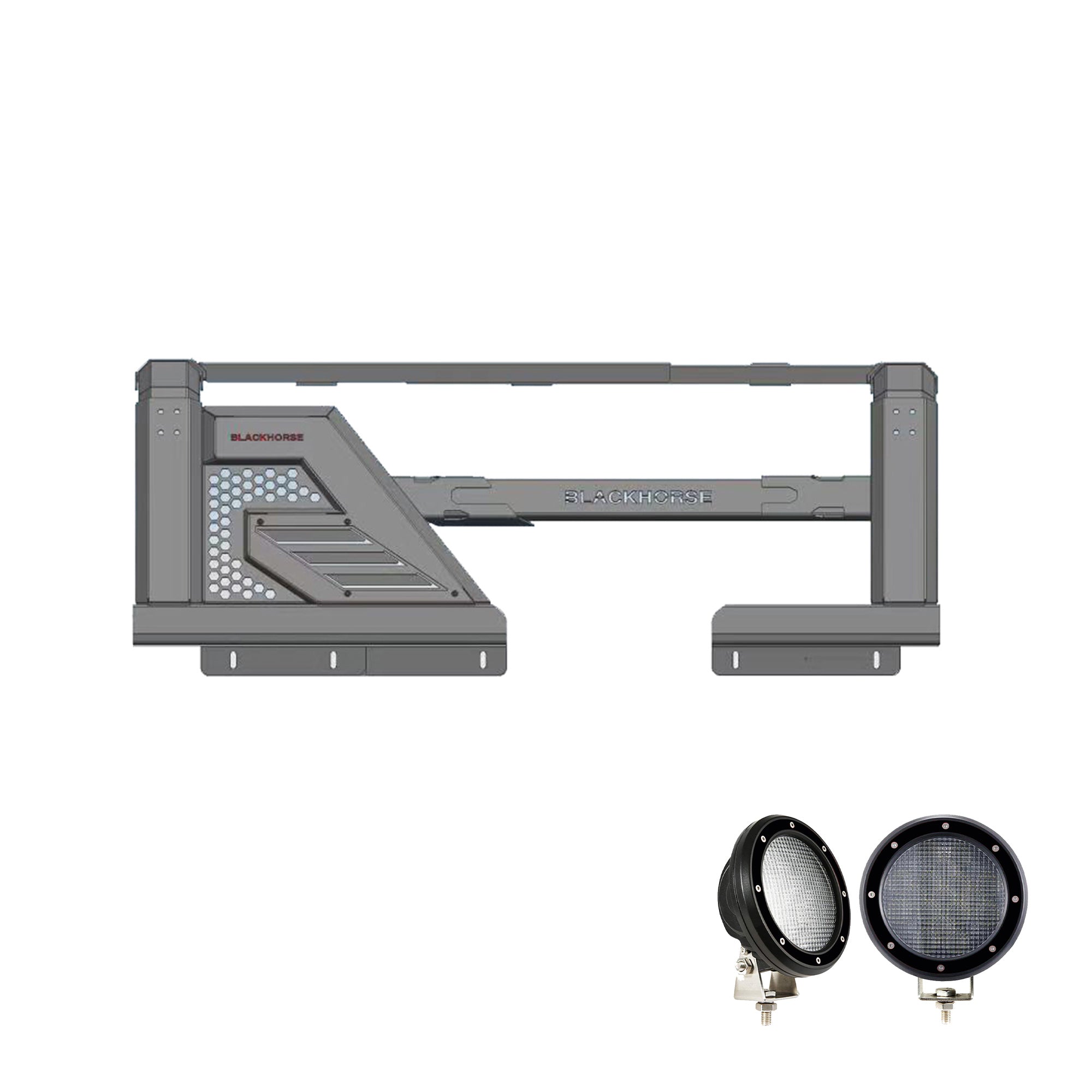 Armour Ii Roll Bar W/ Armour Ii Overland Kit | Black Horse Off Road - Image 3