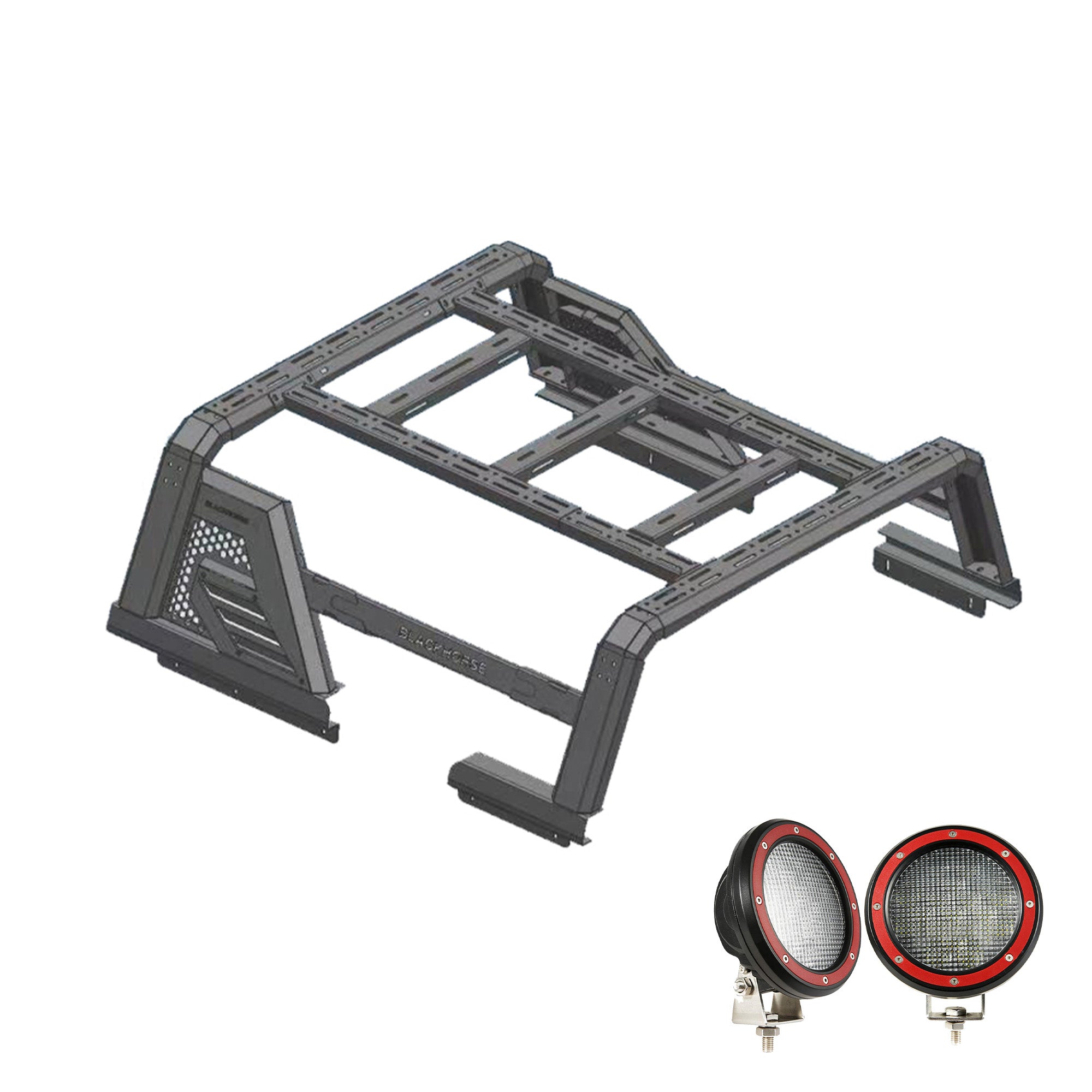 Armour Ii Roll Bar W/ Armour Ii Overland Kit | Black Horse Off Road - Image 1