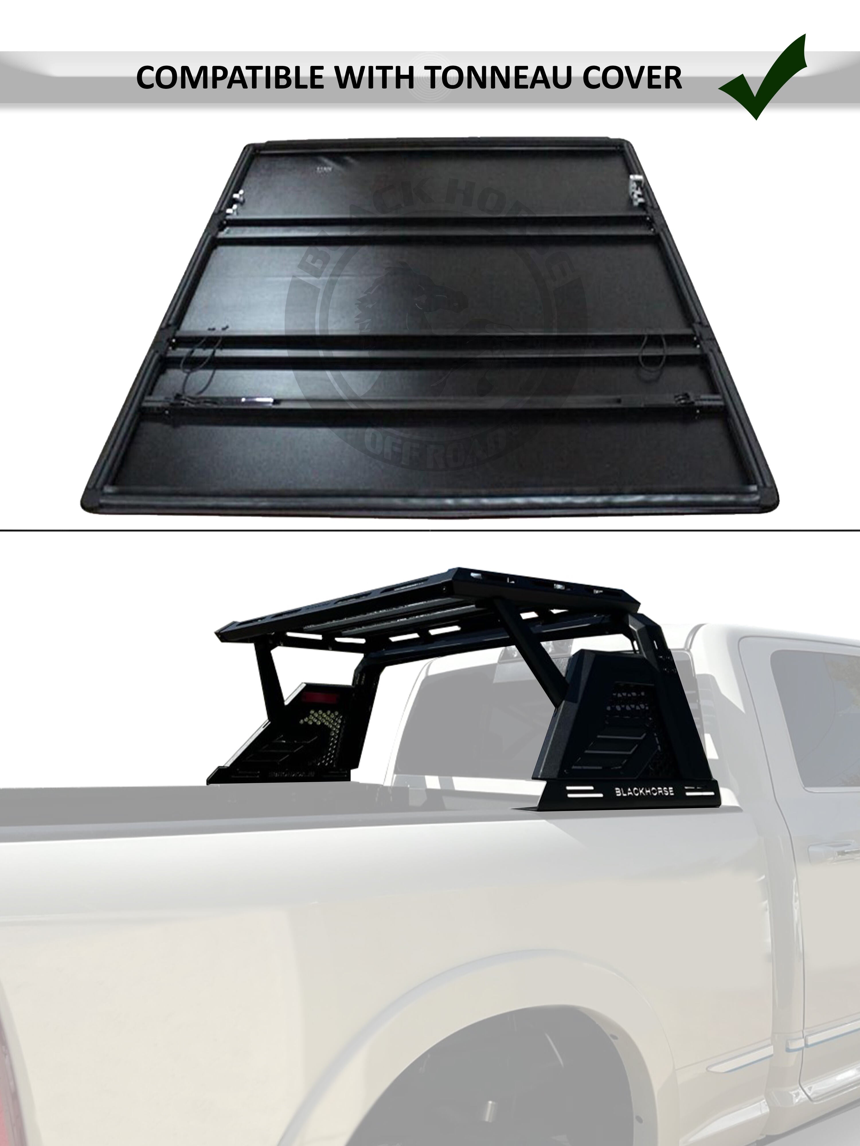 2015-2026 Canyon Armour Ii Roll Bar W/Basket Kit 2 sets of 5.3" Dia.  Black LED Flood Lights w/ Harness and Switch & 2nd Box: 51.57*4.72*19.68 inch | Black Horse Off Road - Image 9