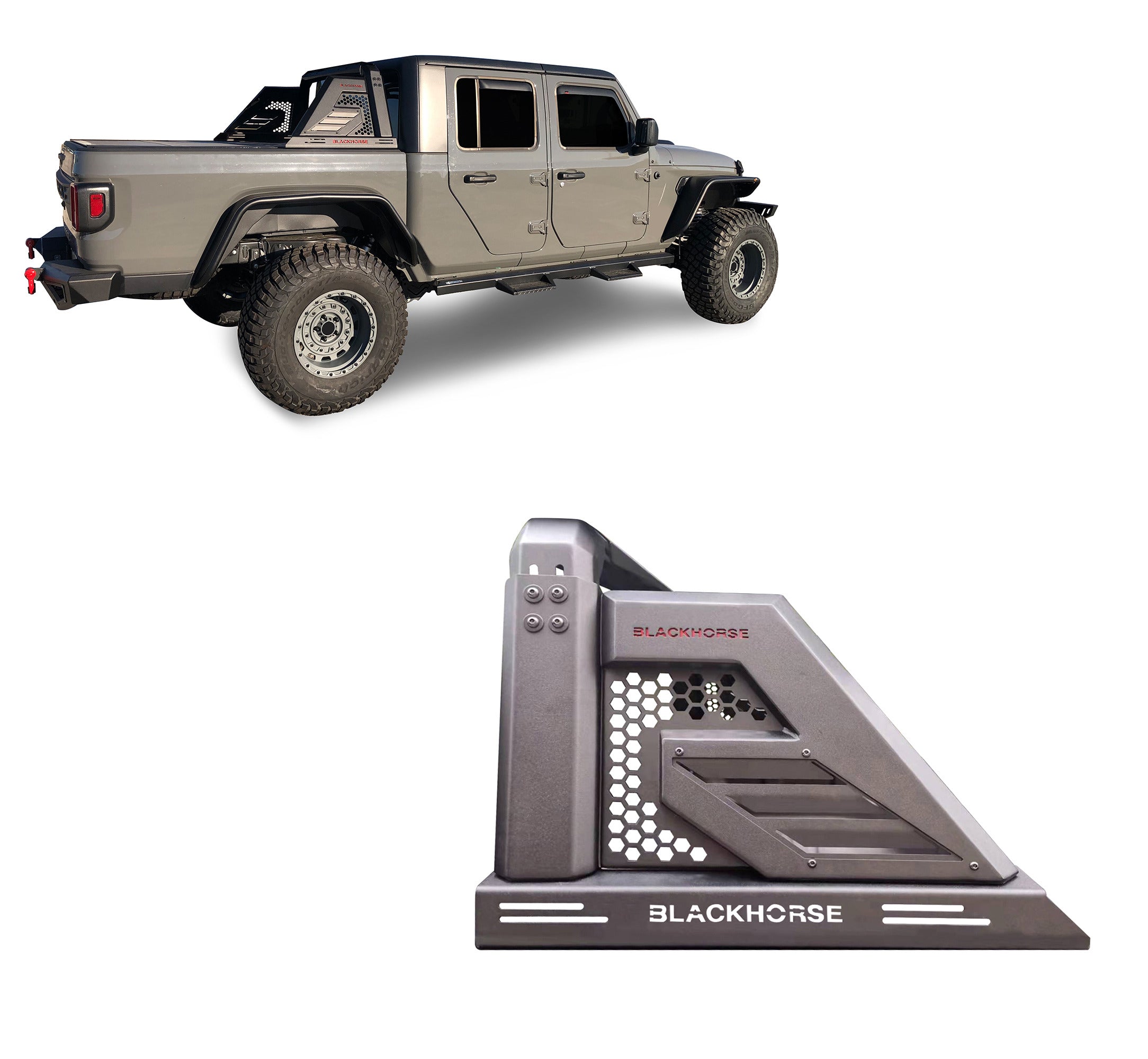 2019-2026 Jeep Gladiator Armour Ii Roll Bar | Black Horse Off Road - Image 1