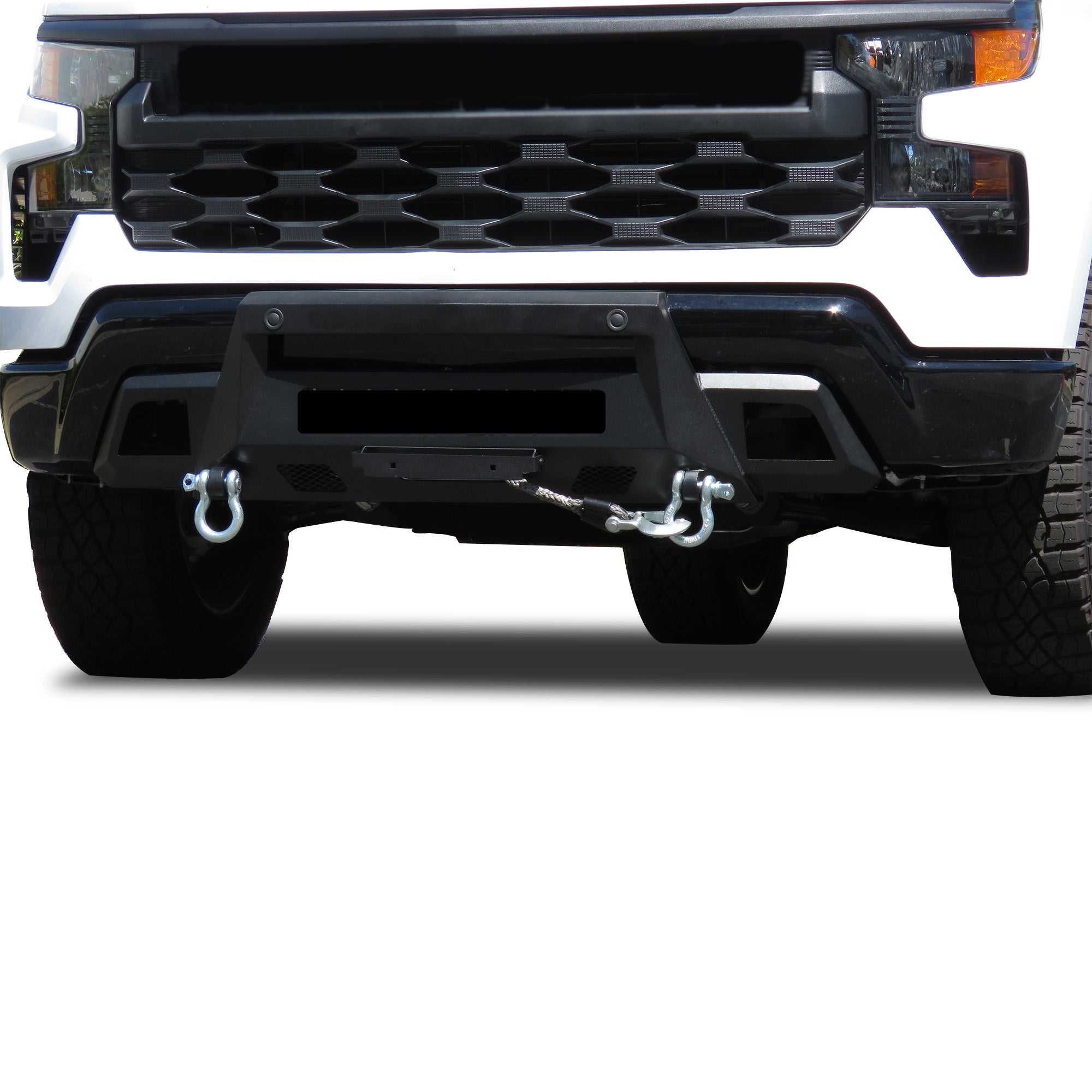 2022-2026 Chevrolet Silverado 1500 Armour Iii Heavy Duty Front Winch Bumper With Winch Comes with 12K Synthetic Rope Winch | Black Horse Off Road - Image 5