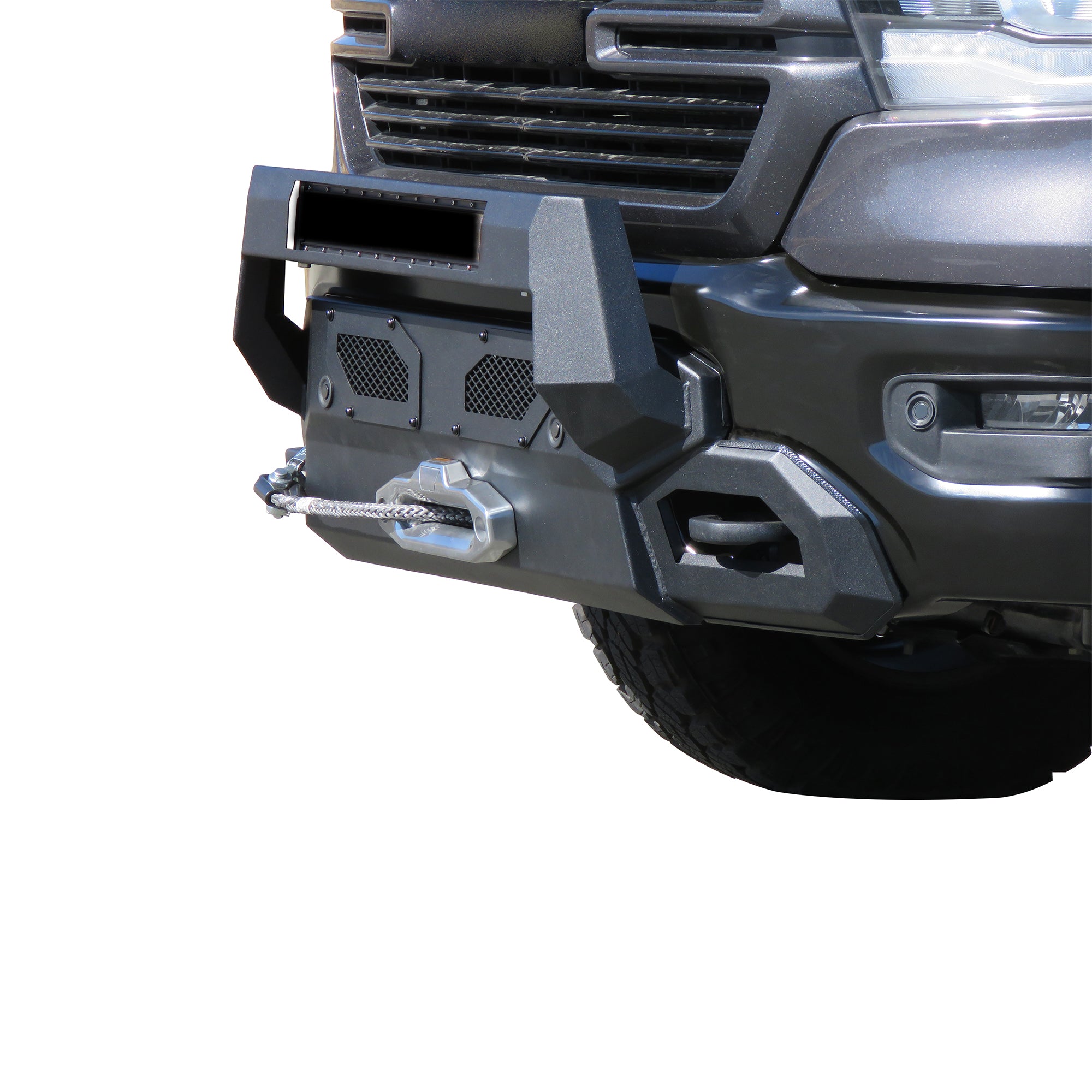 2019-2024 Dodge Ram 1500 Armour Iii Heavy Duty Front Winch Bumper | Black Horse Off Road - Image 1