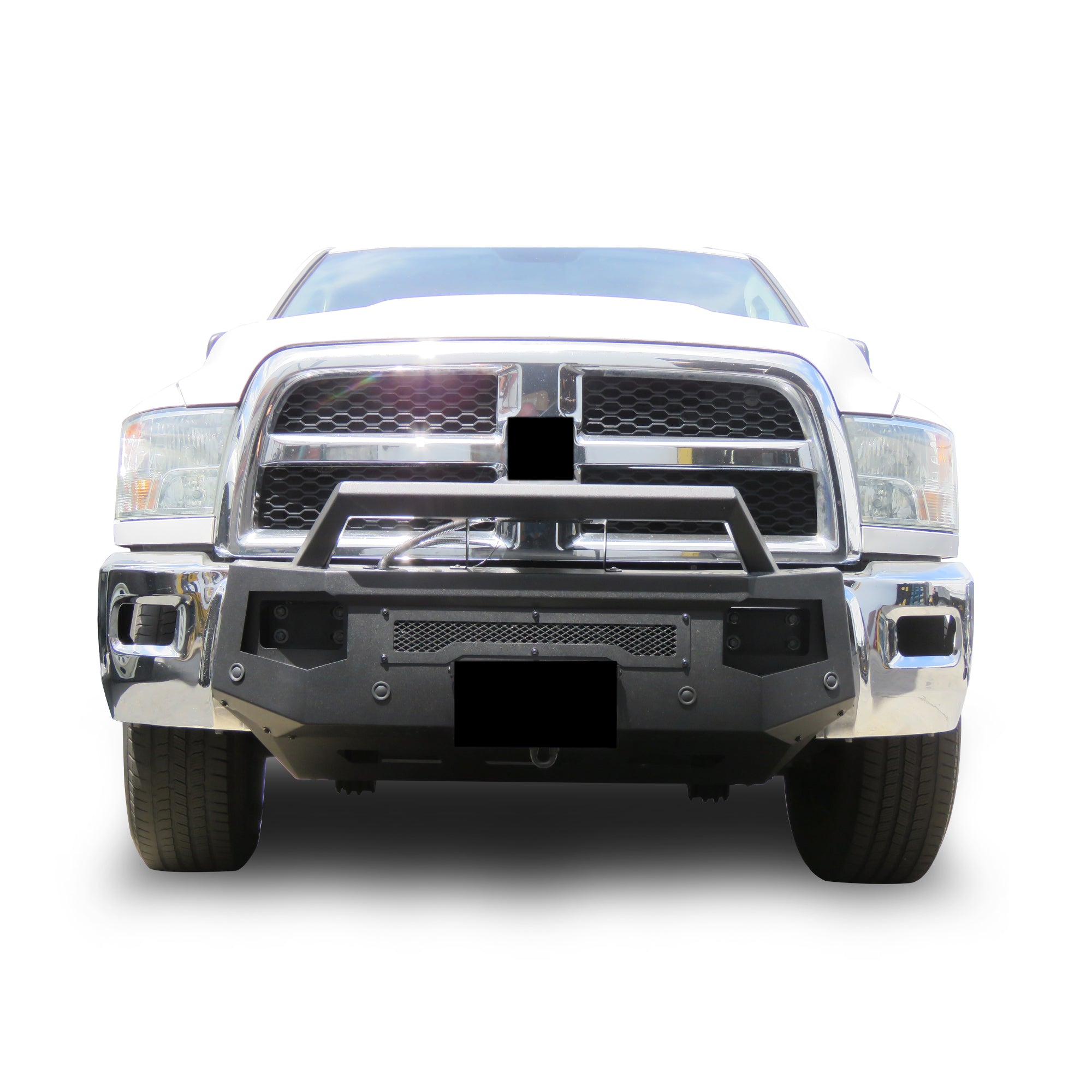 2013-2018 Dodge Ram 2500 Armour Iii Heavy Duty Front Winch Bumper | Black Horse Off Road - Image 1