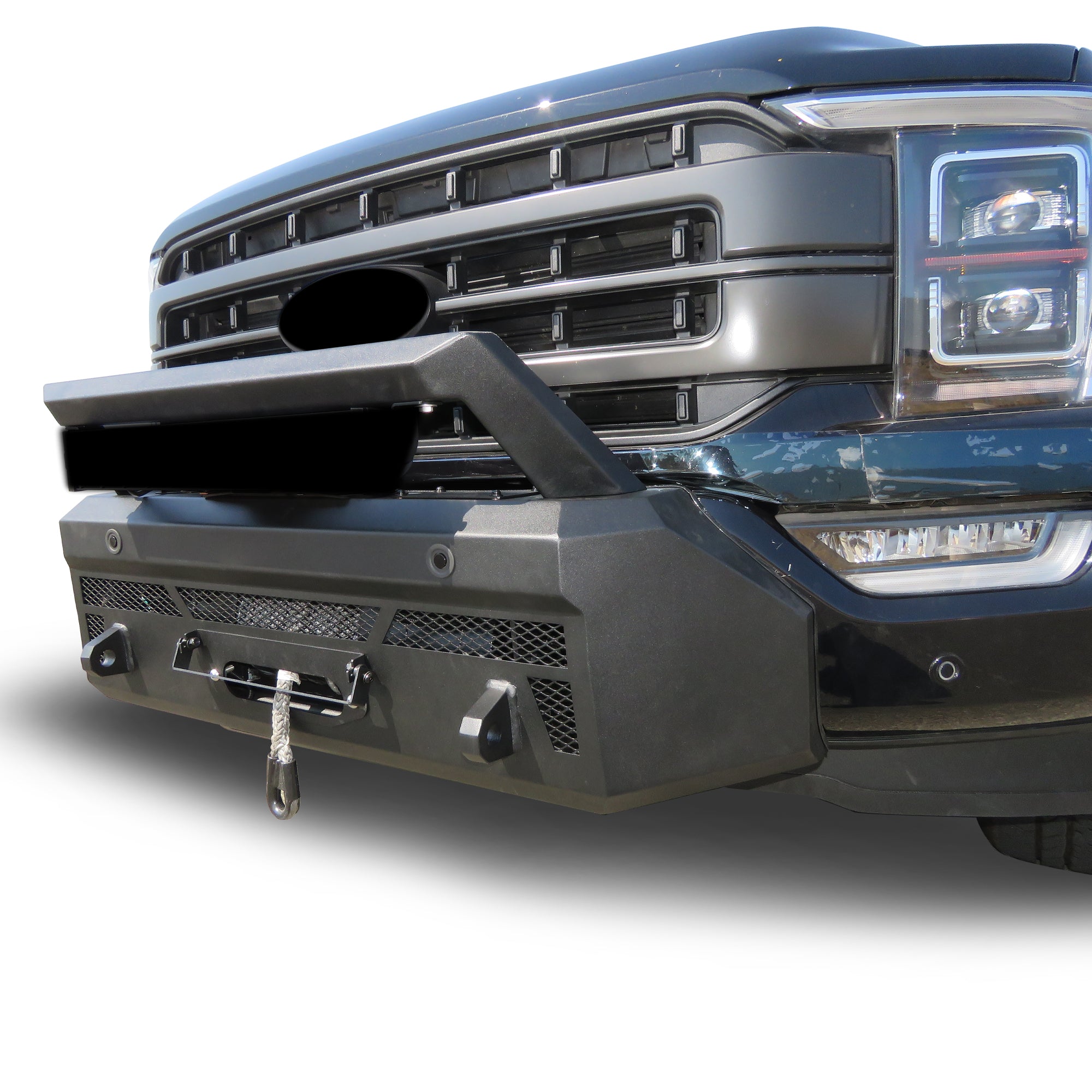 2021-2023 Ford F-150 Armour Iii Heavy Duty Front Winch Bumper | Black Horse Off Road - Image 1