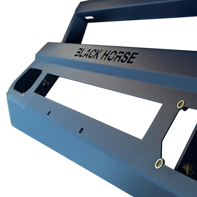 2012-2015 Toyota Tacoma Armour Iii Heavy Duty Front Winch Bumper With Winch Comes with 12K Synthetic Rope Winch | Black Horse Off Road - Image 2