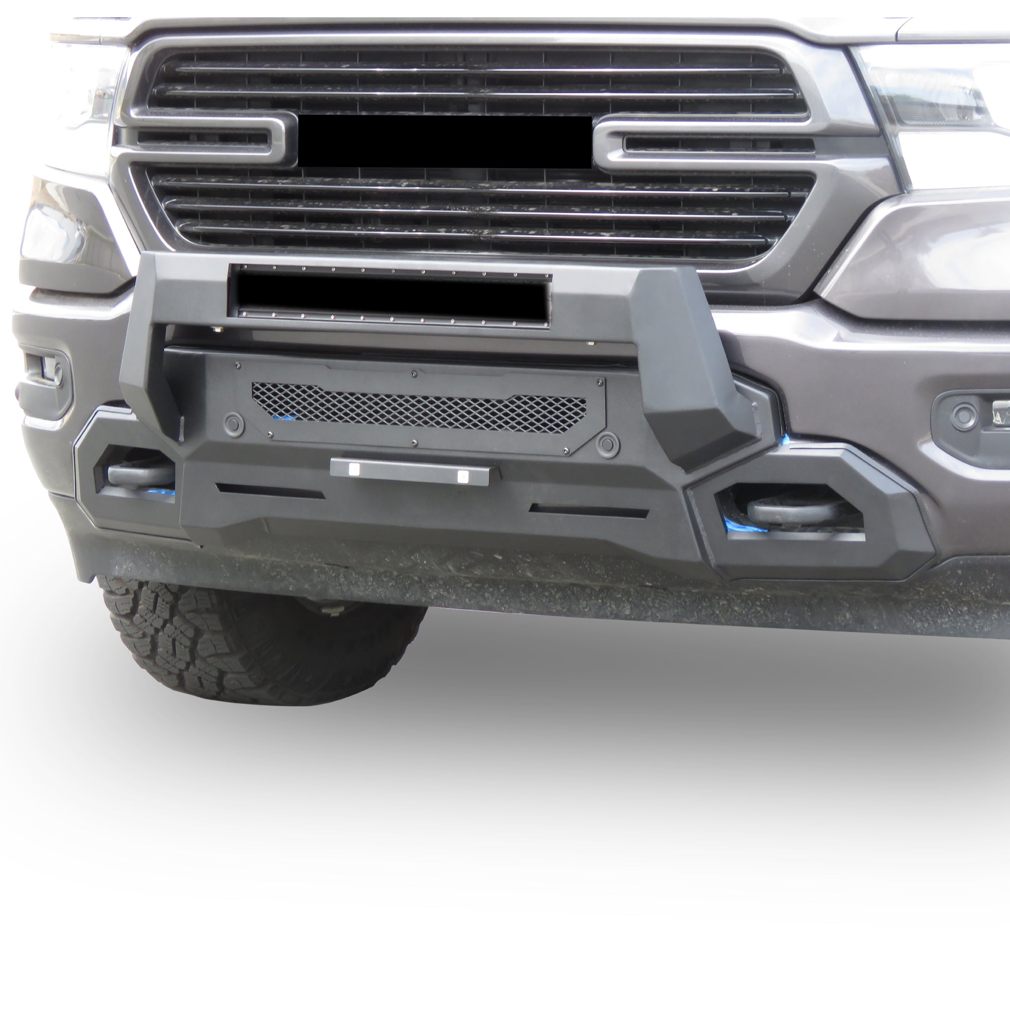 2019-2024 Dodge Ram 1500 Armour Iii Light Duty Front Bumper | Black Horse Off Road - Image 1