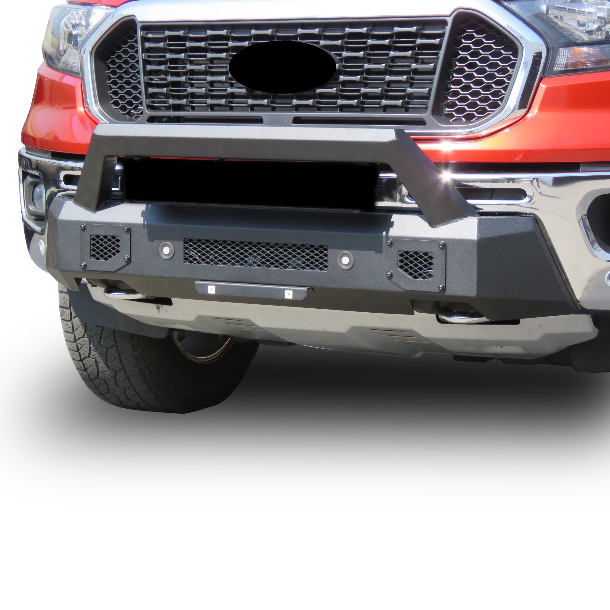 2019-2023 Ford Ranger Armour Iii Light Duty Front Bumper | Black Horse Off Road - Image 1