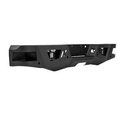 2006-2014 Ford F-150 Armour Heavy Duty Rear Bumper Kit Includes 1 set of 4in cube lights | Black Horse Off Road - Image 4