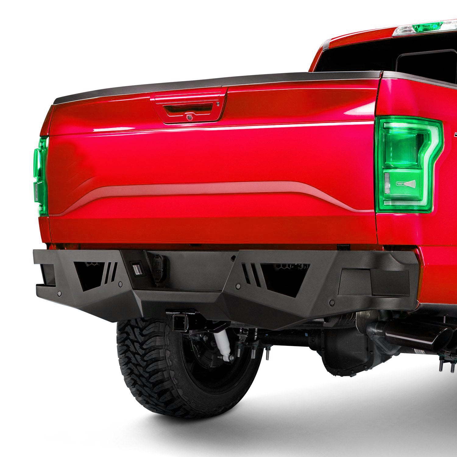 2015-2020 Ford F-150 Armour Heavy Duty Rear Bumper No lights included | Black Horse Off Road - Image 4