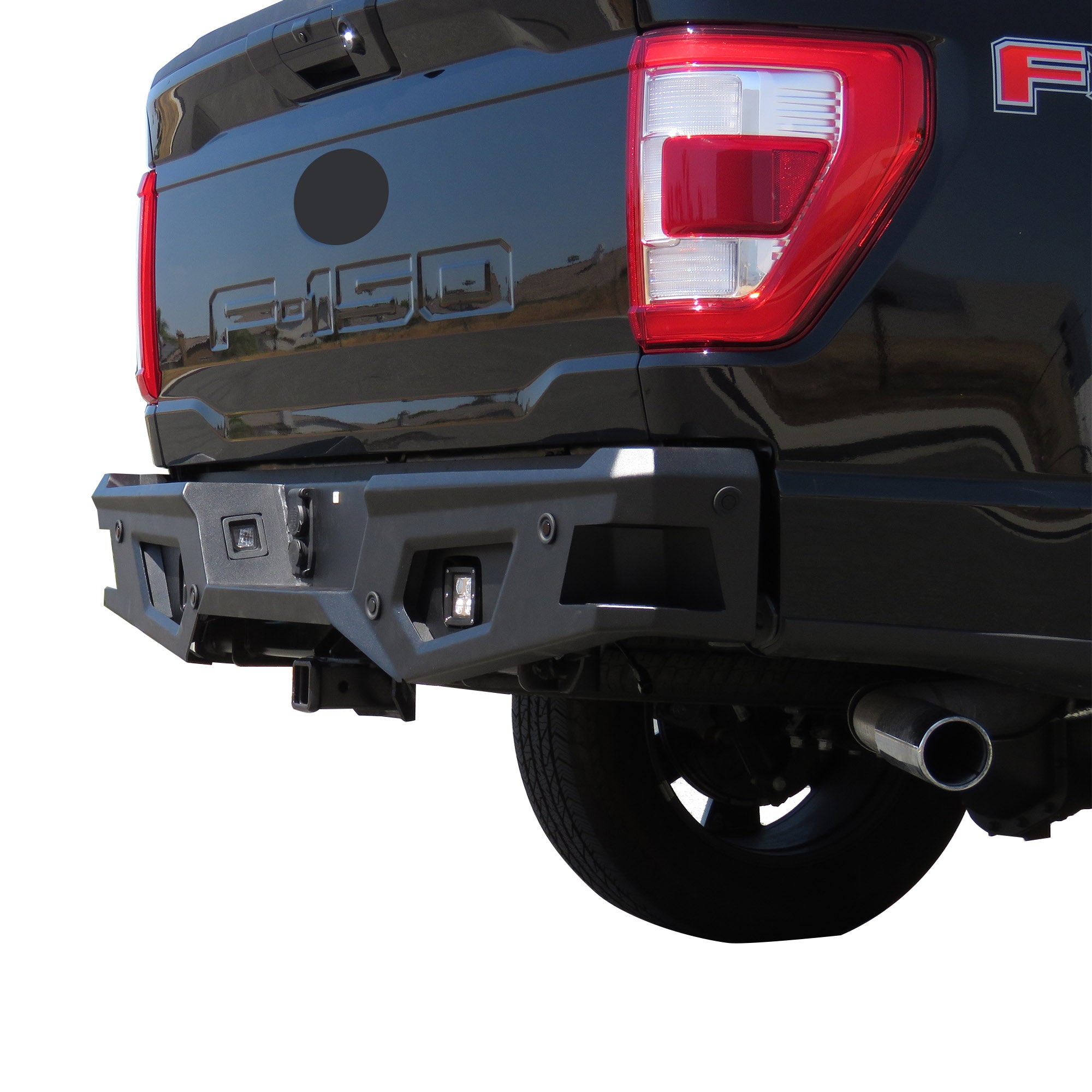 2021-2026 Ford F-150 Armour Heavy Duty Rear Bumper No lights included | Black Horse Off Road - Image 7