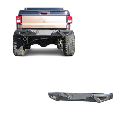2020-2026 Jeep Gladiator Armour Heavy Duty Rear Bumper No lights included | Black Horse Off Road - Image 1