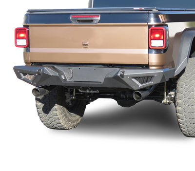 2020-2026 Jeep Gladiator Armour Heavy Duty Rear Bumper No lights included | Black Horse Off Road - Image 2