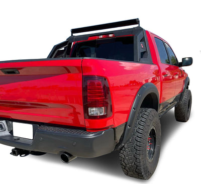 2005-2021 Nissan Frontier Armour Roll Bar Kit Includes 1 40in LED Light Bar | Black Horse Off Road - Image 1