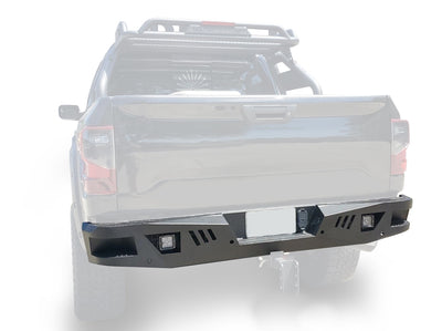 2016-2024 Nissan Titan Xd Armour Heavy Duty Rear Bumper Kit Includes 1 set of 4in cube lights | Black Horse Off Road - Image 10