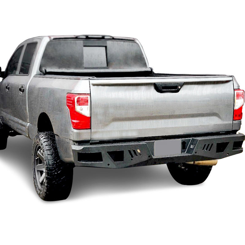 2016-2024 Nissan Titan Xd Armour Heavy Duty Rear Bumper No lights included | Black Horse Off Road - Image 5