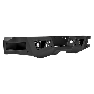 2007-2022 Sierra 1500 Armour Heavy Duty Rear Bumper Kit Includes 1 set of 4in cube lights | Black Horse Off Road - Image 6