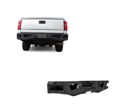 2007-2019 Sierra 1500 Armour Heavy Duty Rear Bumper No lights included | Black Horse Off Road - Image 1
