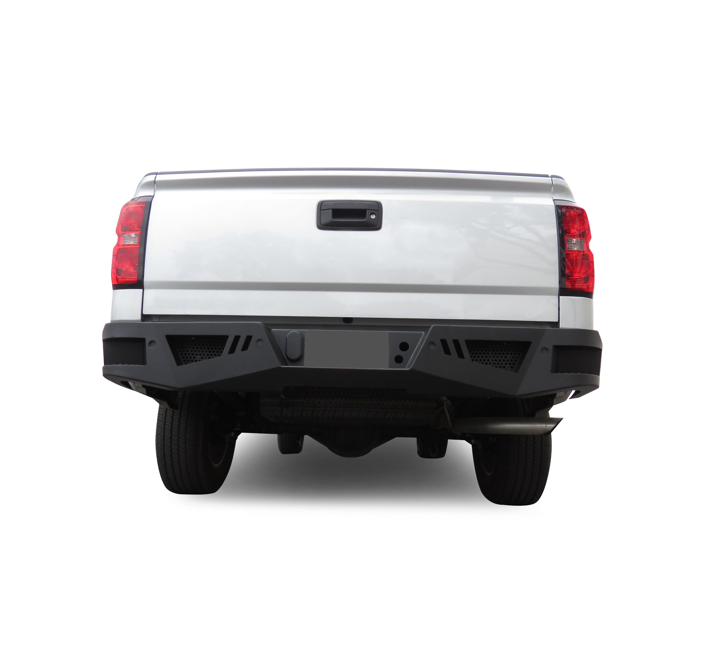 2007-2019 Sierra 1500 Armour Heavy Duty Rear Bumper No lights included | Black Horse Off Road - Image 10