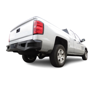 2007-2019 Sierra 1500 Armour Heavy Duty Rear Bumper No lights included | Black Horse Off Road - Image 9