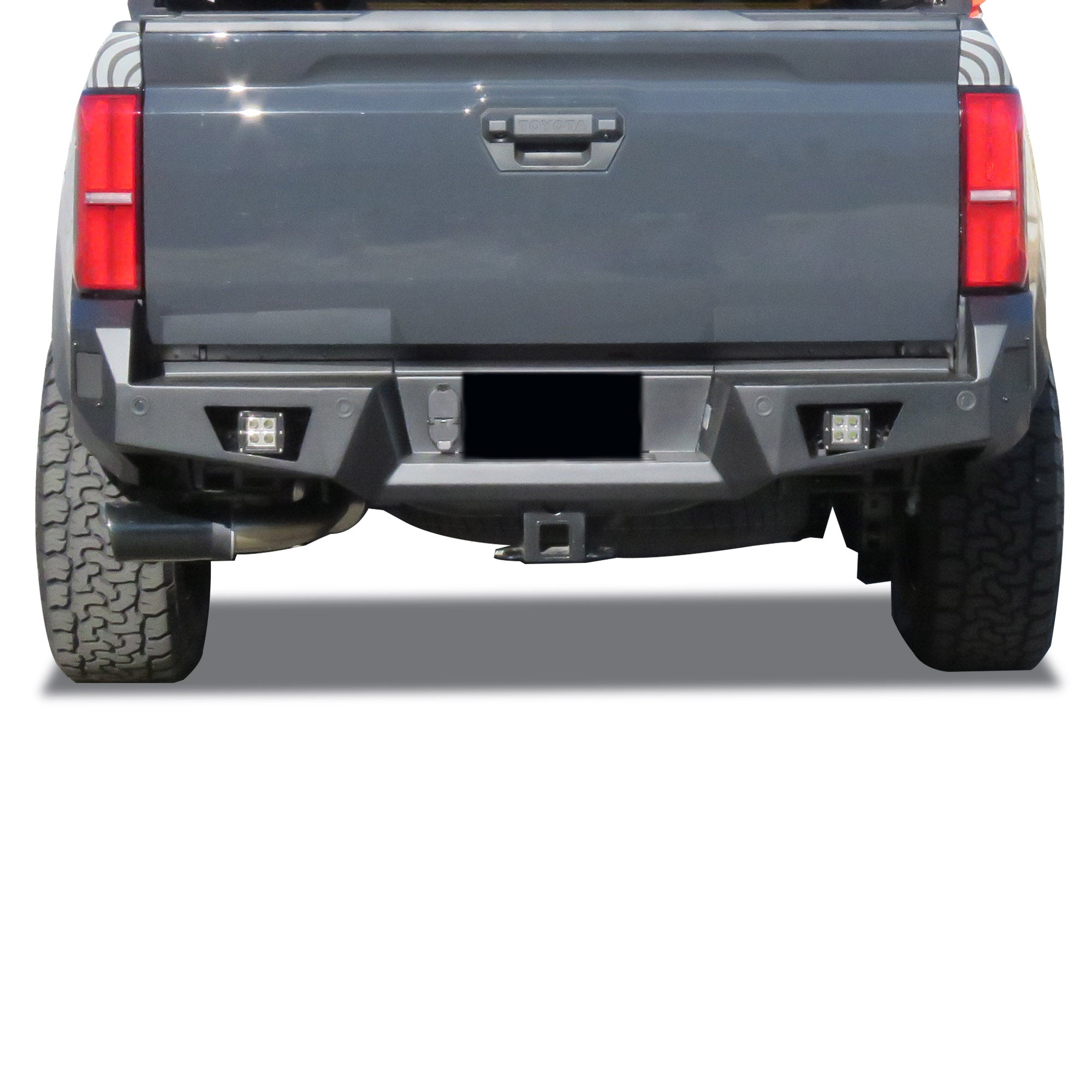 2024-2026 Toyota Tacoma Armour Heavy Duty Rear Bumper No lights included | Black Horse Off Road - Image 7