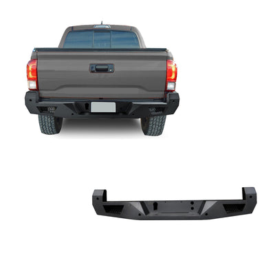 2016-2023 Toyota Tacoma Armour Heavy Duty Rear Bumper No lights included | Black Horse Off Road - Image 1