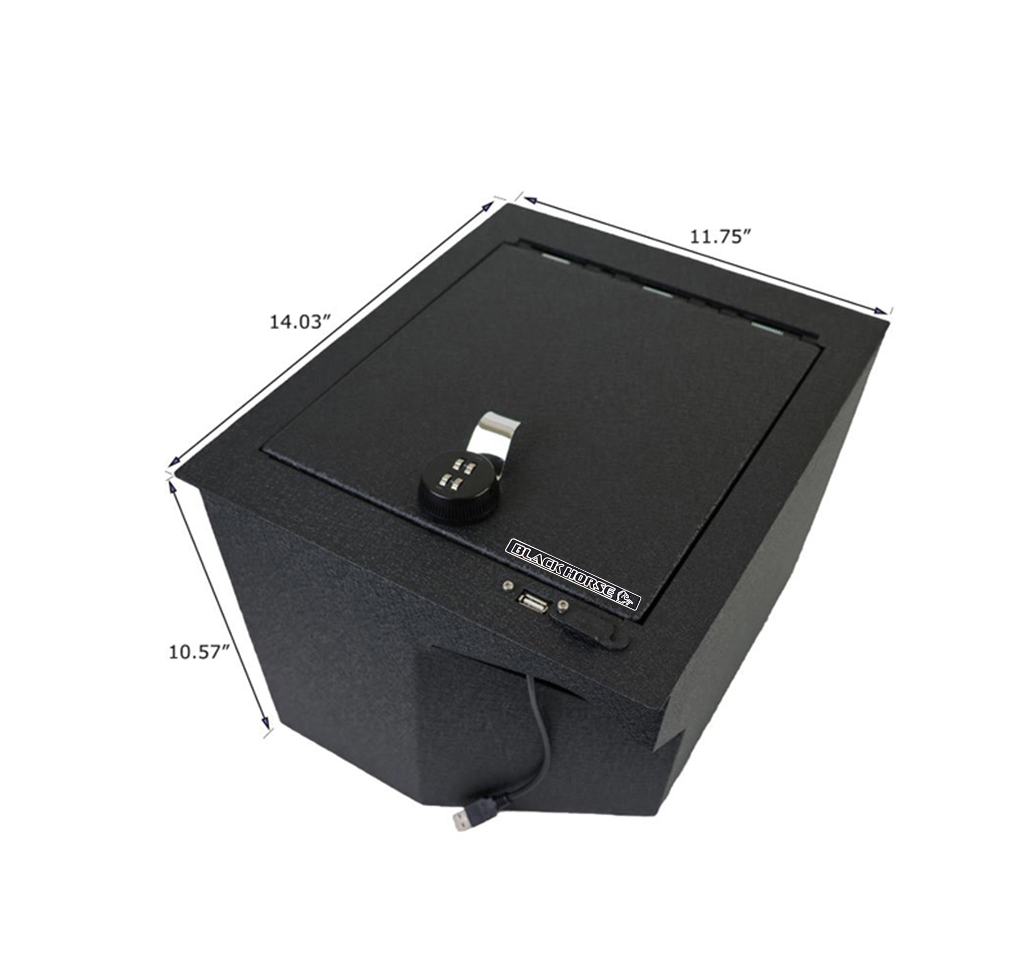 2014-2021 Toyota Tundra Center Console Safe | Black Horse Off Road - Image 5