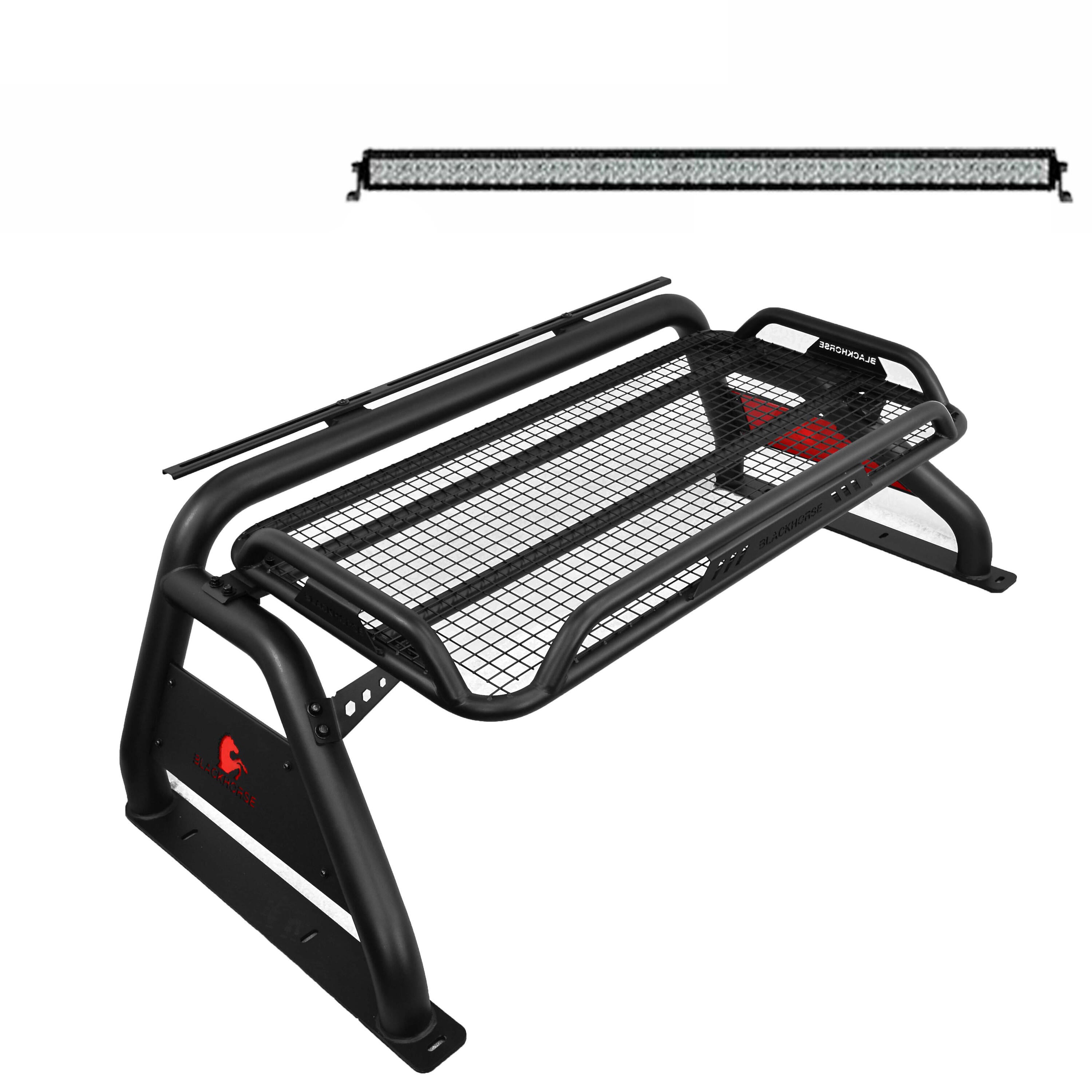 2005-2021 Nissan Frontier Atlas Roll Bar Kit W/40" LED light Bar | Black Horse Off Road - Image 1