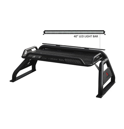 2005-2021 Nissan Frontier Atlas Roll Bar Kit W/40" LED light Bar | Black Horse Off Road - Image 10