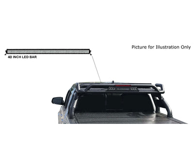 2005-2021 Nissan Frontier Atlas Roll Bar Kit W/40" LED light Bar | Black Horse Off Road - Image 8