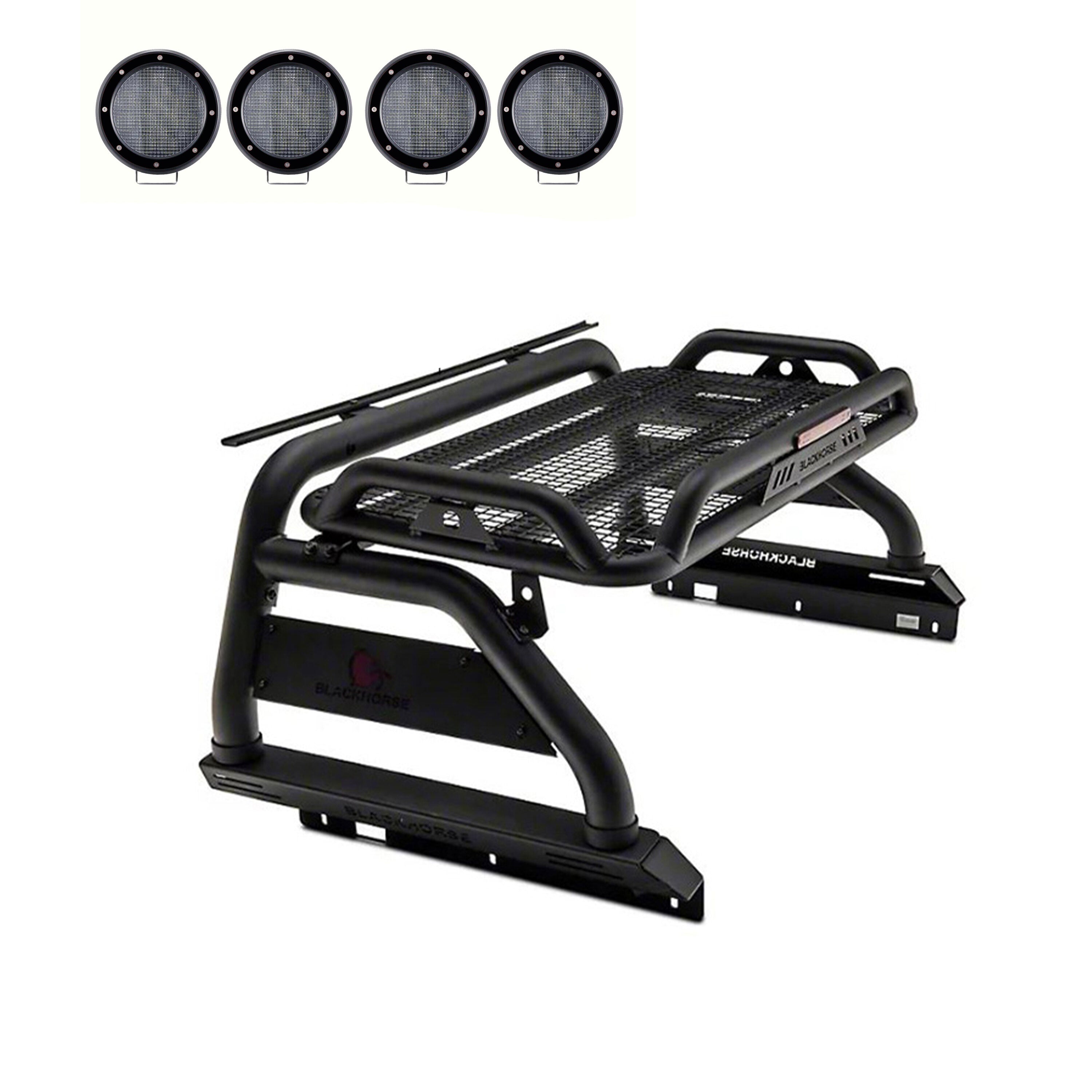 2019-2026 Ford Ranger Atlas Roll Bar Kit | Black Horse Off Road - Image 1