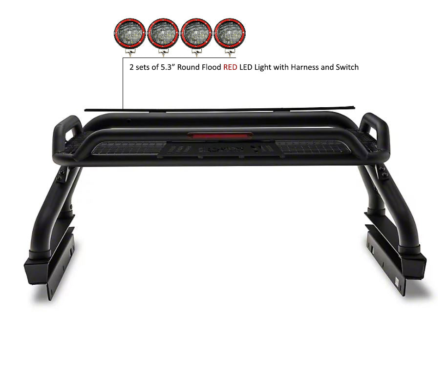2019-2026 Ford Ranger Atlas Roll Bar Kit | Black Horse Off Road - Image 3