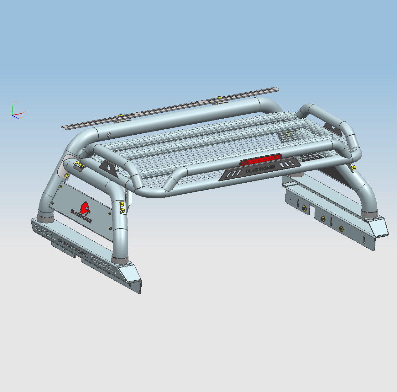 2020-2026 Jeep Gladiator Atlas Roll Bar | Black Horse Off Road - Image 3