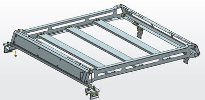 1987-2017 Jeep Wrangler Traveler Roof Rack Modular | Black Horse Off Road - Image 7