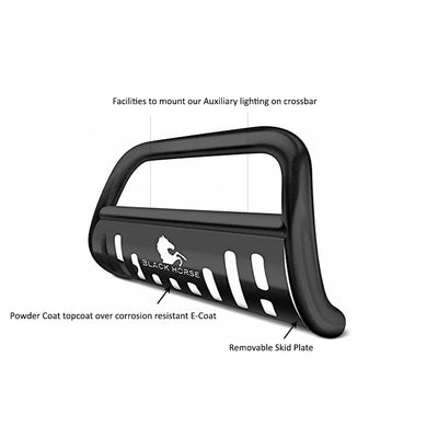 2008-2010 Jeep Grand Cherokee Bull Bar Skid Plate | Black Horse Off Road - Image 4